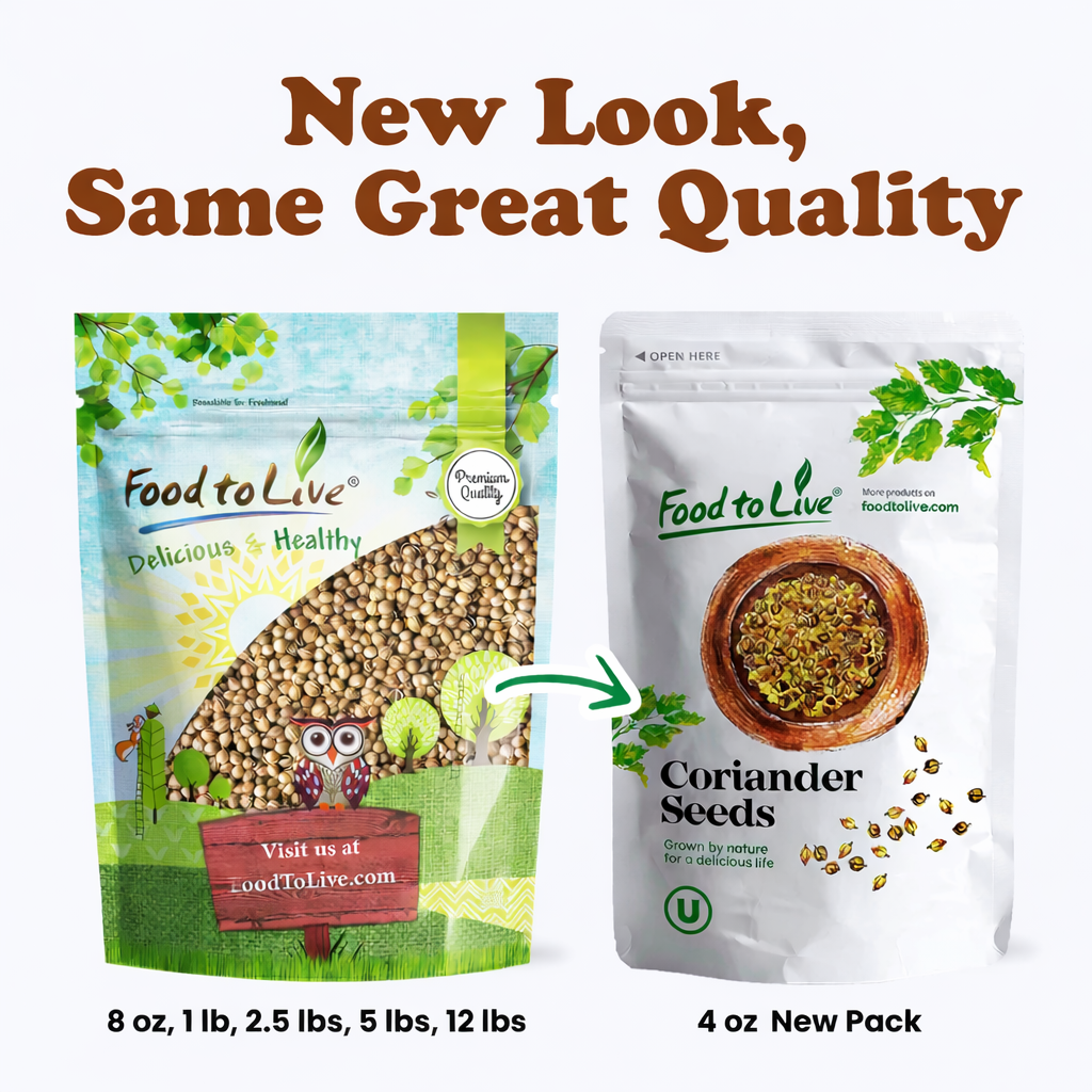 Coriander Seeds Whole - by Food To Live