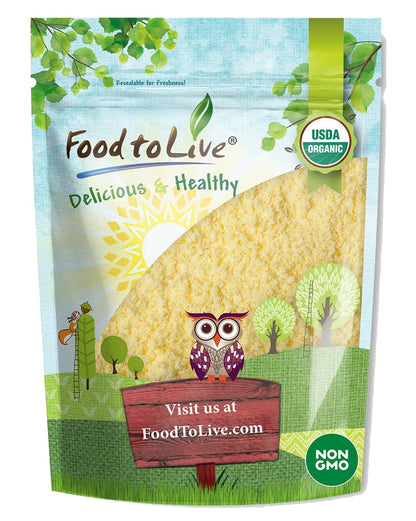 Organic Millet Flour - Non-GMO, Kosher, Raw, Vegan, Stone Ground, Unbleached, Unbromated, Bulk, Product of the USA - by Food to Live