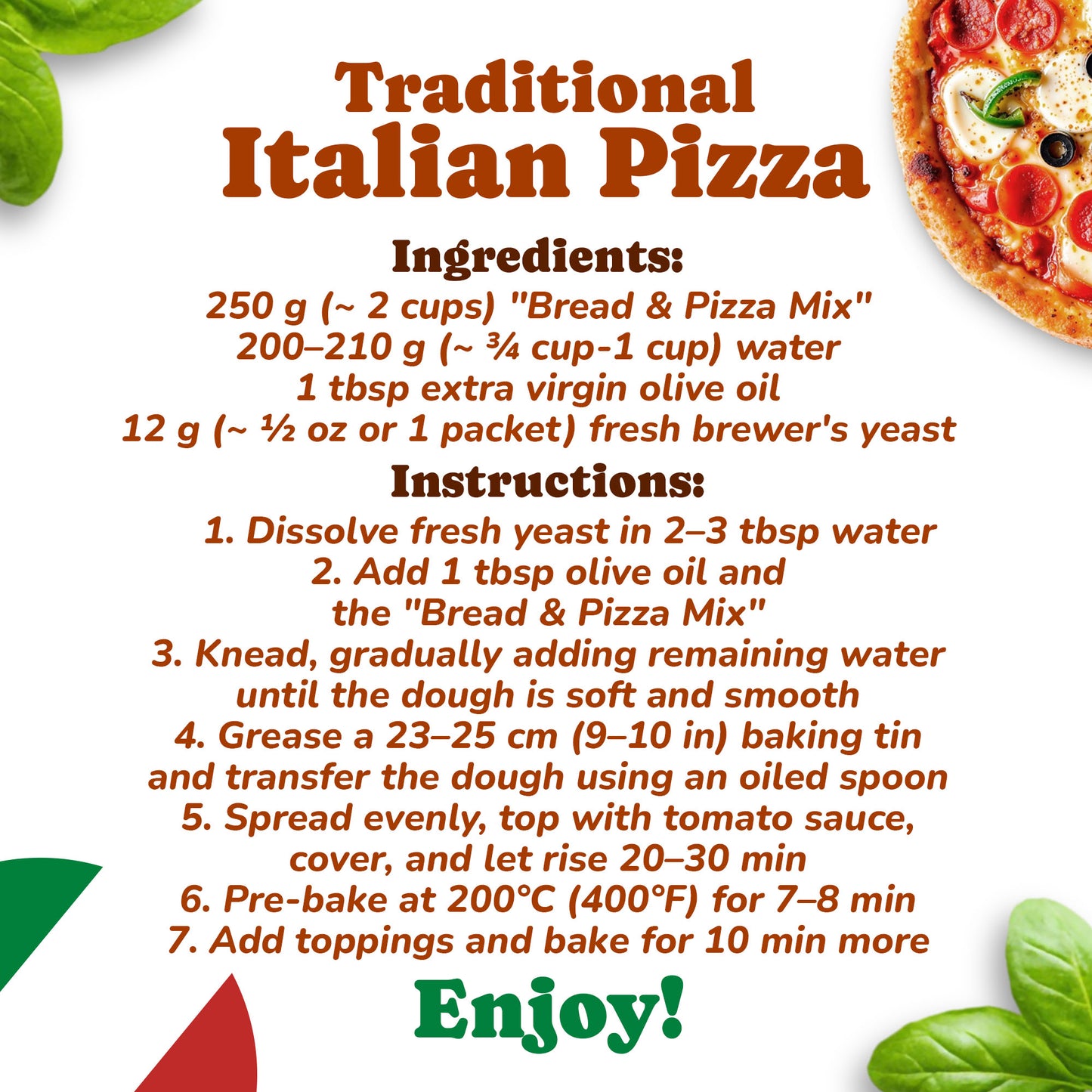 La Grande Ruota Gluten Free Mix For Bread and Pizza