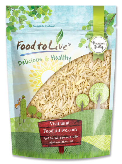 Blanched, Slivered Almonds- by Food To Live