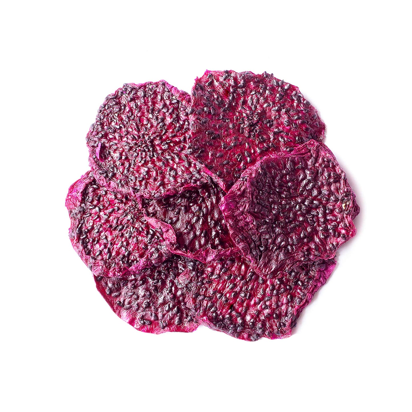 Red Dragon Fruit Slices – Dried Pitaya Chips, Vegan Superfood Snack, Dehydrated Dragonfruit is Rich in Vitamins, Minerals, and Antioxidants. Raw Pink Pitahaya in Bulk