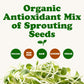 Organic Antioxidant Mix of Sprouting Seeds — Non-GMO, Rich Germination Rate, Non-Irradiated, Kosher, Vegan Superfood, Bulk - by Food to Live