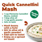 Del Colle Piemonte Cannellini Beans, 1.1 LB (500 g) – Sproutable, Vegan, Kosher