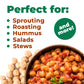 Del Colle Sicilian Chickpeas, 1.1 LB (500 g) – Vegan, Kosher, Bulk