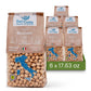 Del Colle Sicilian Chickpeas, 1.1 LB (500 g) – Vegan, Kosher, Bulk
