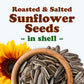 Dry Roasted Sunflower Seeds in Shell with Himalayan Salt – Kosher, Vegan, Bulk – by Food to Live