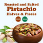 Pistachios, Halves and Pieces, Roasted and Salted - by Food to Live