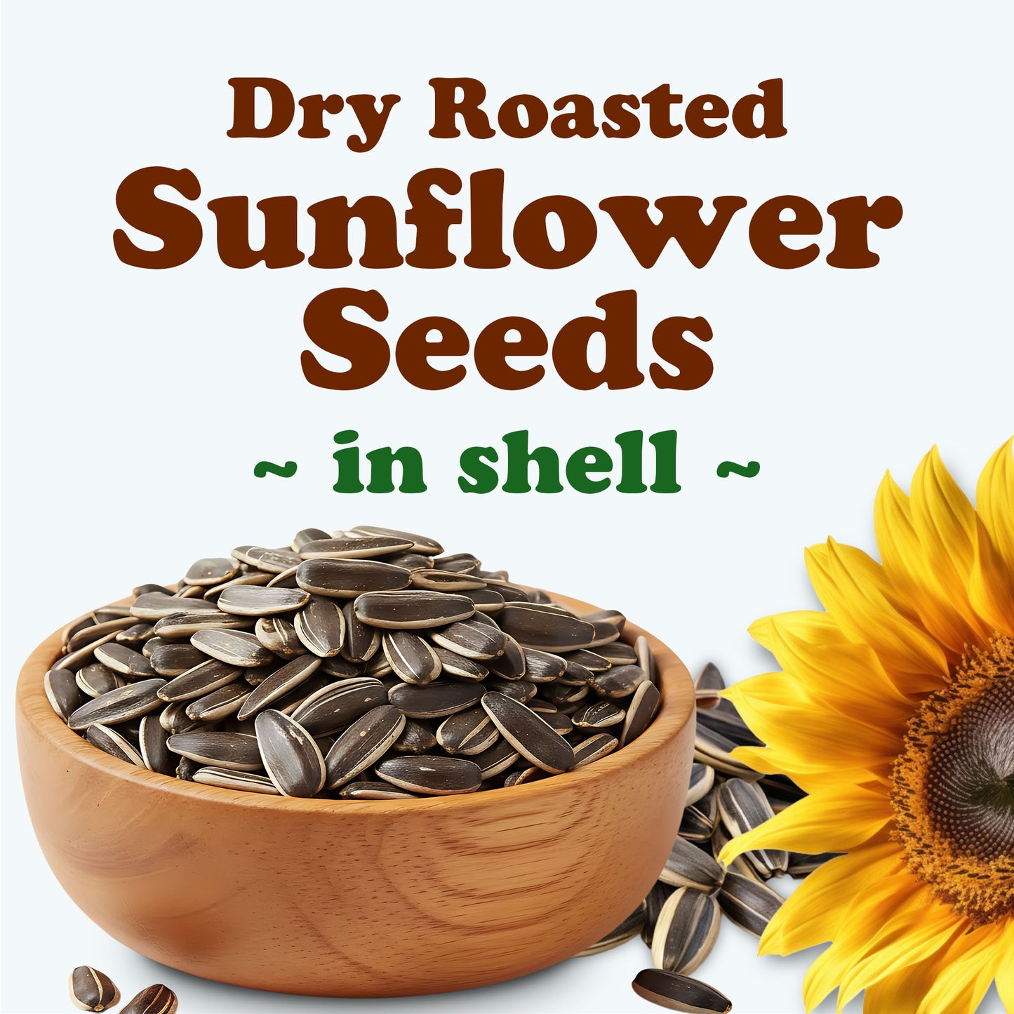 Dry Roasted Sunflower Seeds in Shell – Kosher, Vegan, Bulk – by Food to Live