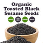 Organic Toasted Black Sesame Seeds – by Food to Live