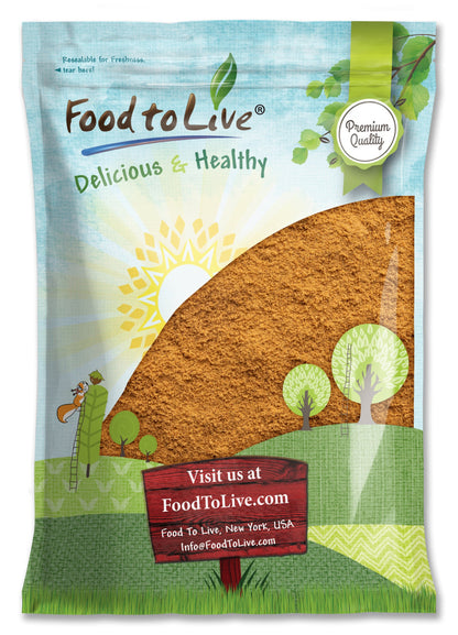 Cumin Powder — Non-GMO Verified, Finely Ground Dried Cumin Seeds, Jeera, Bulk, Vegan, Kosher. High in Iron, Magnesium, and Calcium. Great for Mexican, Middle Eastern, and Indian Cuisines