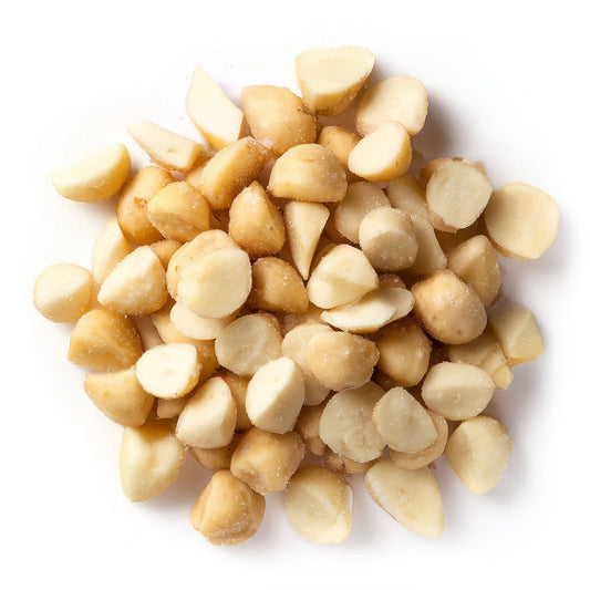 Dry Roasted Macadamia Halves & Pieces with Himalayan Salt