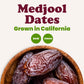 California Medjool Dates – Soft & Juicy Nature's Candy. Whole Dry Fancy Dates with Pits. Perfect Snack. Unsweetened, Unsulphured. Vegan, Kosher, Fruits in Bulk