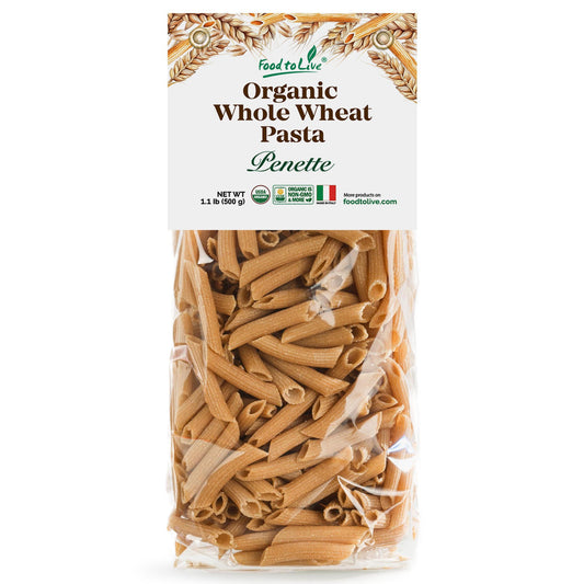 Organic Pennette Whole Wheat Pasta - by Food to Live