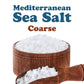 Coarse Mediterranean Sea Salt - Rich in Minerals, Kosher. Great for Cooking, Baking, Pickling - by Food to Live