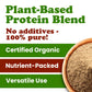 Organic Energize Chocolate Protein Mix – Vegan, Kosher, Bulk – by Food to Live