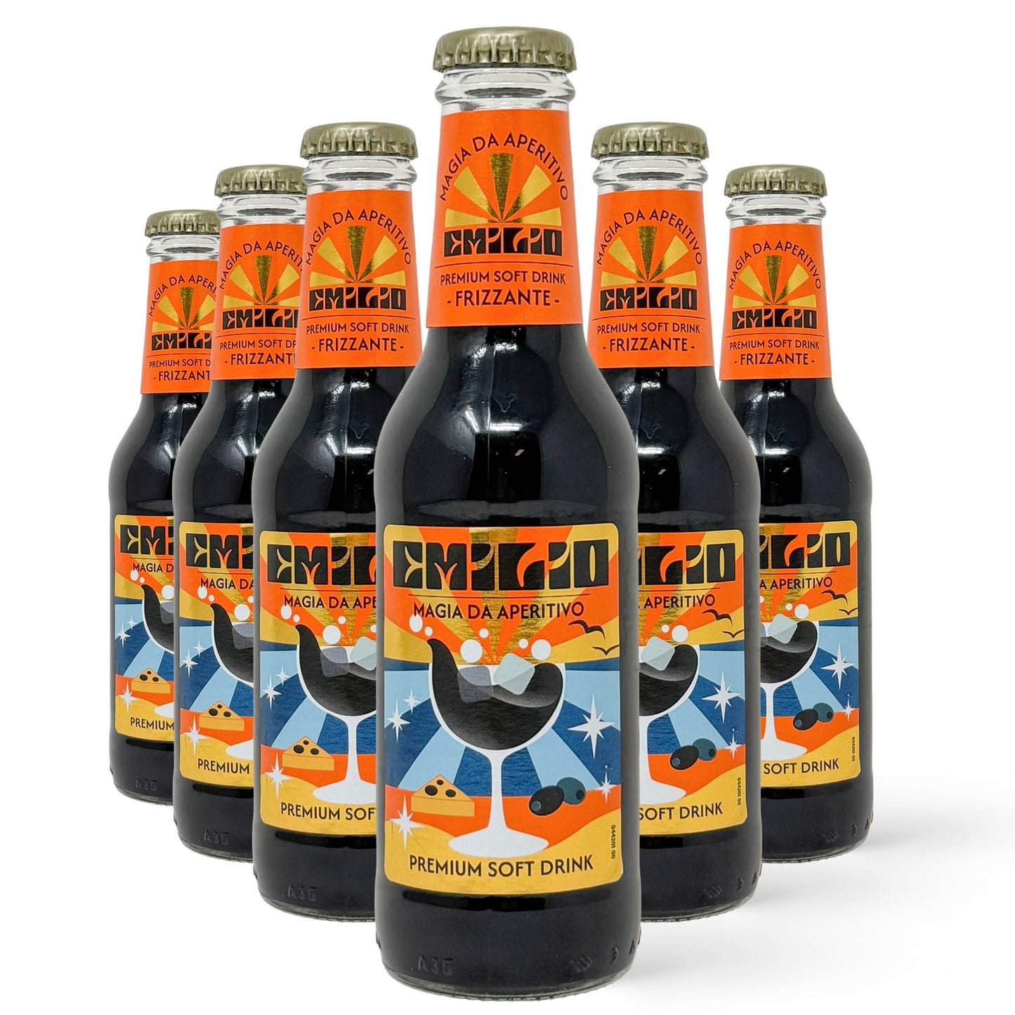 Acetaia Terra del Tuono Emilio Sparkling Balsamic Vinegar Drink, 6.76 fl.oz (200ml)