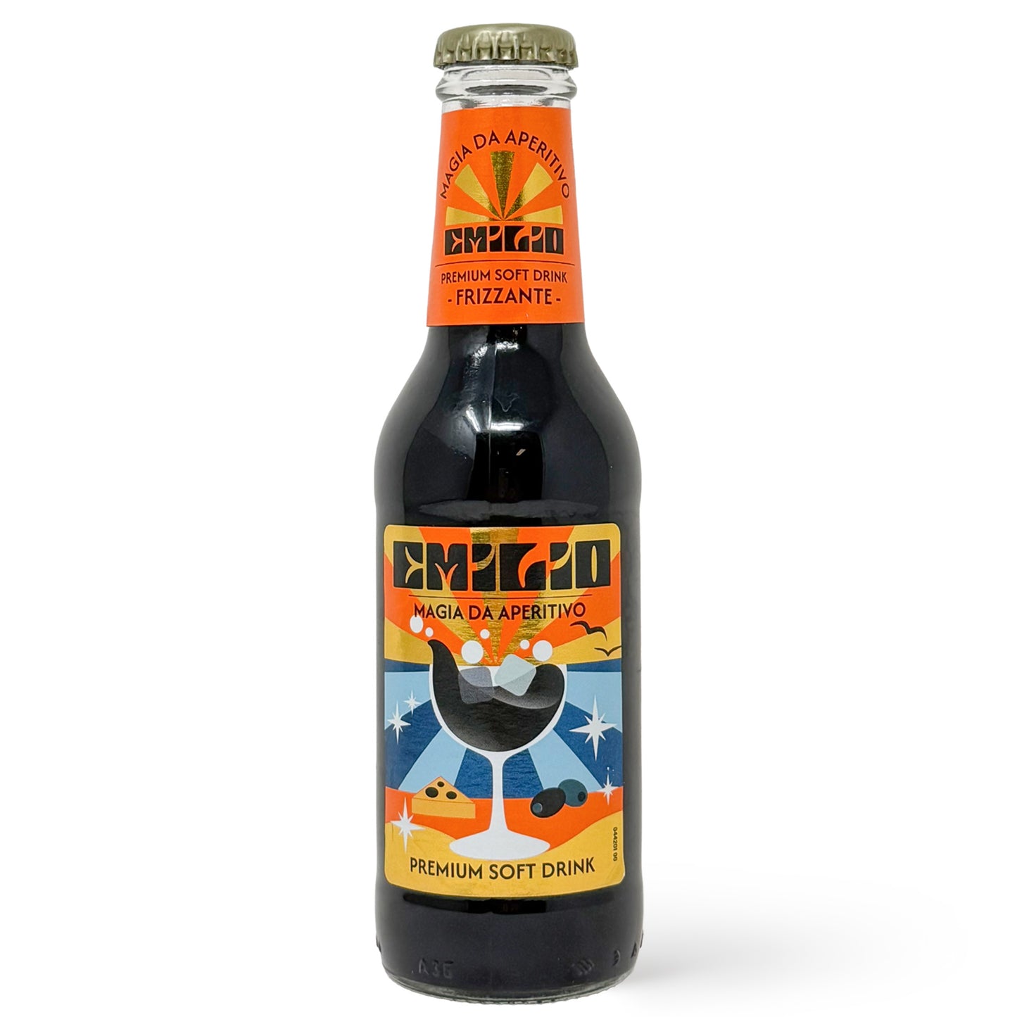 Acetaia Terra del Tuono Emilio Sparkling Balsamic Vinegar Drink, 6.76 fl.oz (200ml)