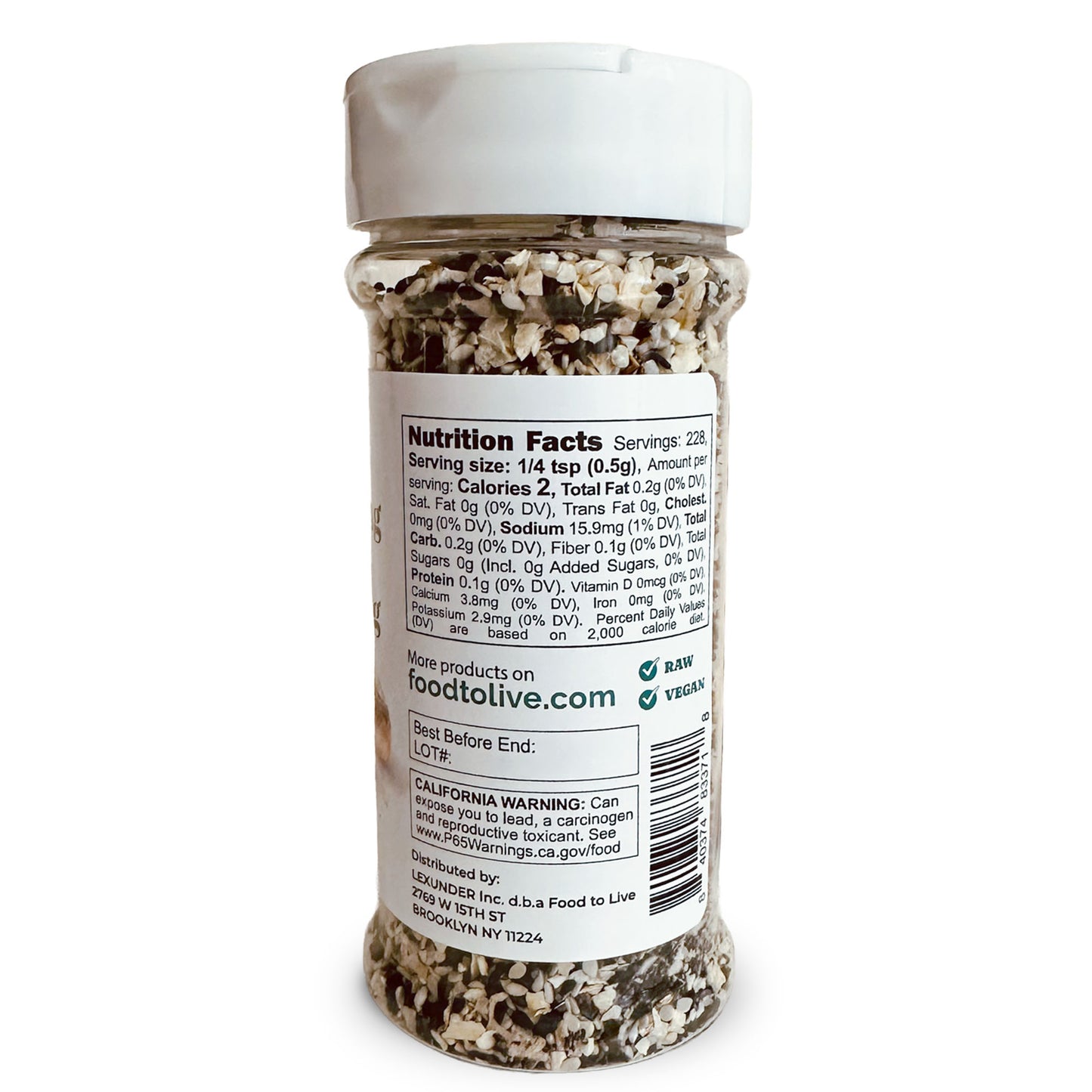 Everything Bagel Seasoning – by Food to Live