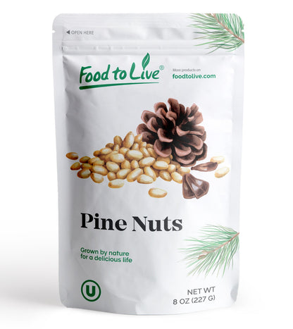 Pine Nuts — Pignolias, Bulk, Kosher, Raw, Unsalted - by Food to Live