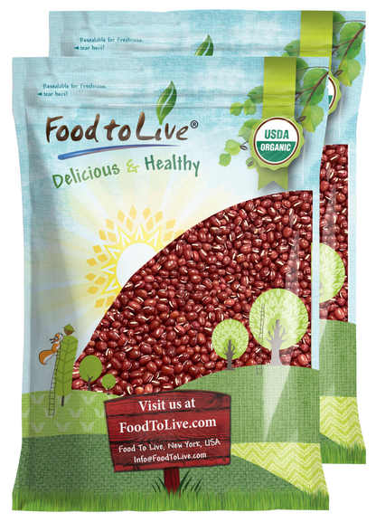 Organic Adzuki Beans - by Food To Live