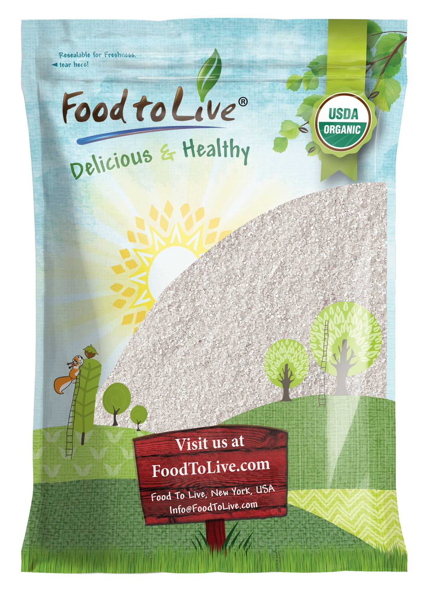 Gluten Free Organic White Polenta - by Food To Live