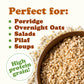 Steel Cut Oats – 100% Whole Grain Irish Oats, Quick and Easy Cooking Oatmeal, Hearty and Nutritious Cereal, High in Fiber and Protein, Raw, Unprocessed, Vegan, Kosher, Bulk