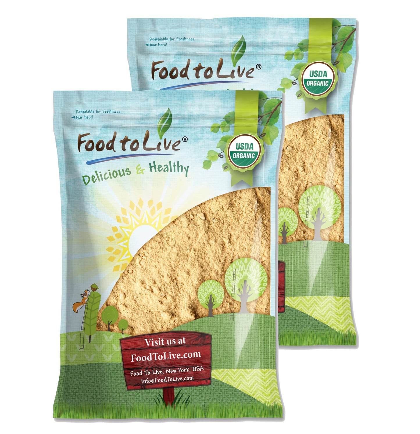 Organic Maca Powder - Gelatinized, Non-GMO, Kosher, Vegan, Bulk – by Food to Live