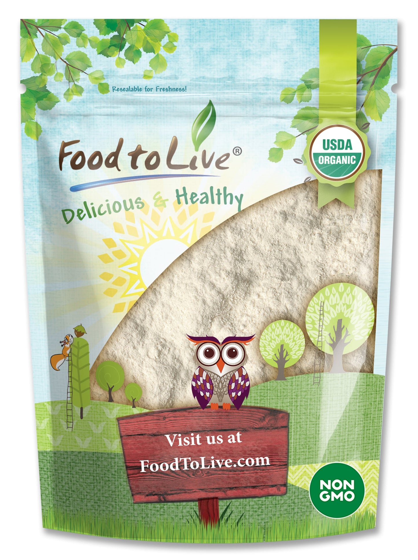 Organic Cassava Flour - by Food To Live