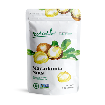 Dry Roasted Macadamia Halves & Pieces with Himalayan Salt