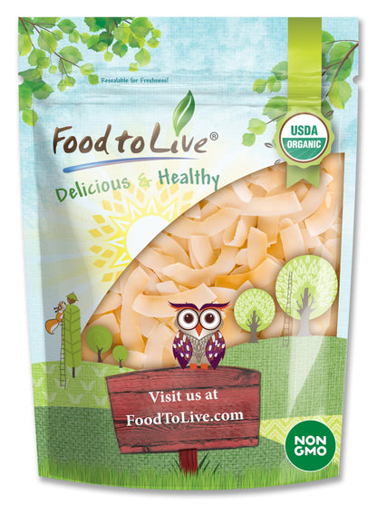 Organic Toasted Coconut Chips - by Food To Live