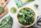 Organic Kale Powder — Non-GMO, Made from Raw Dried Whole Leaves, Vegan, Bulk, Great for Baking, Juices, Smoothies, Shakes, Теа, and Instant Breakfast Drinks. Good Source of Vitamin C