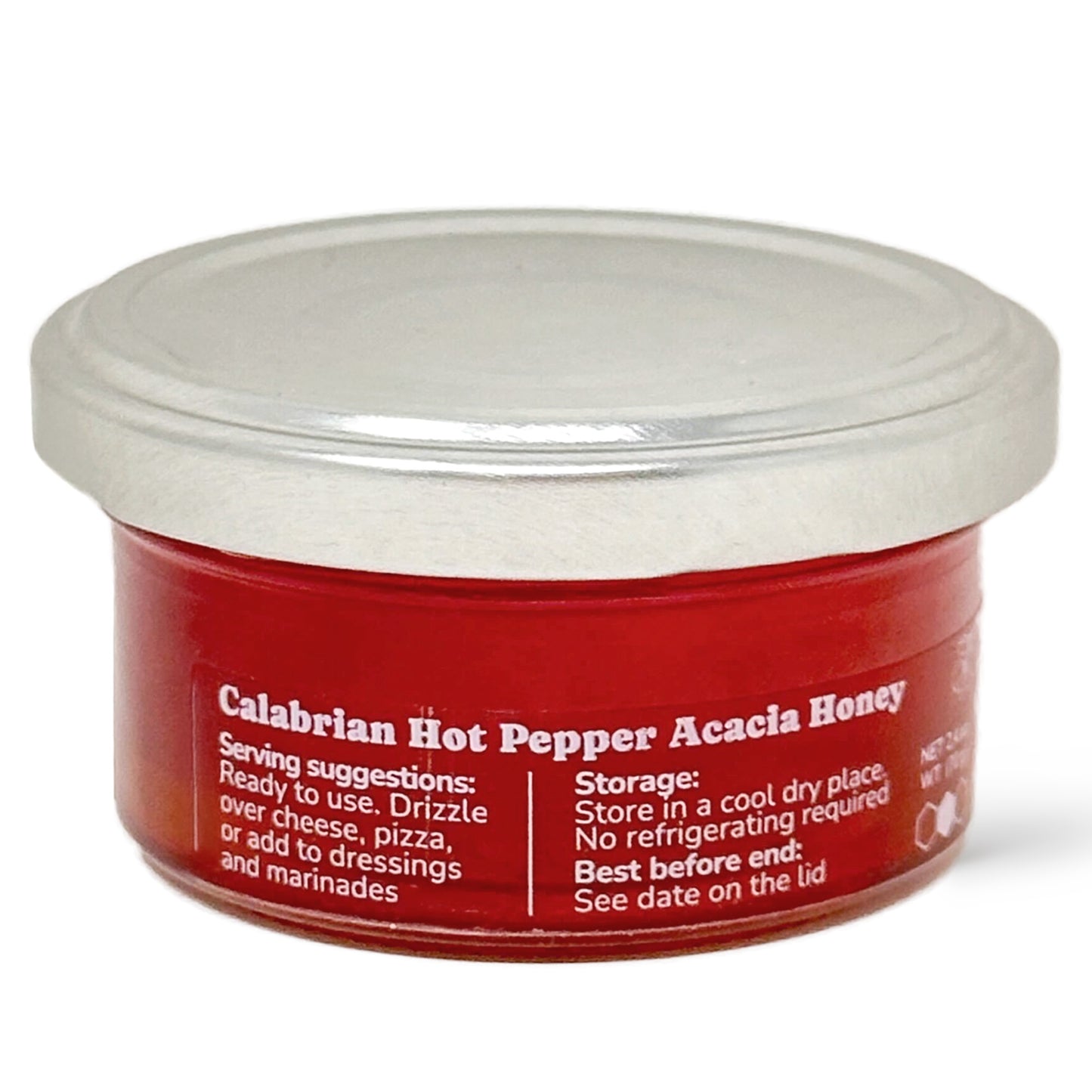 Calabrian Hot Pepper Acacia Honey 70 g - Italian Spicy Honey - by Food to Live