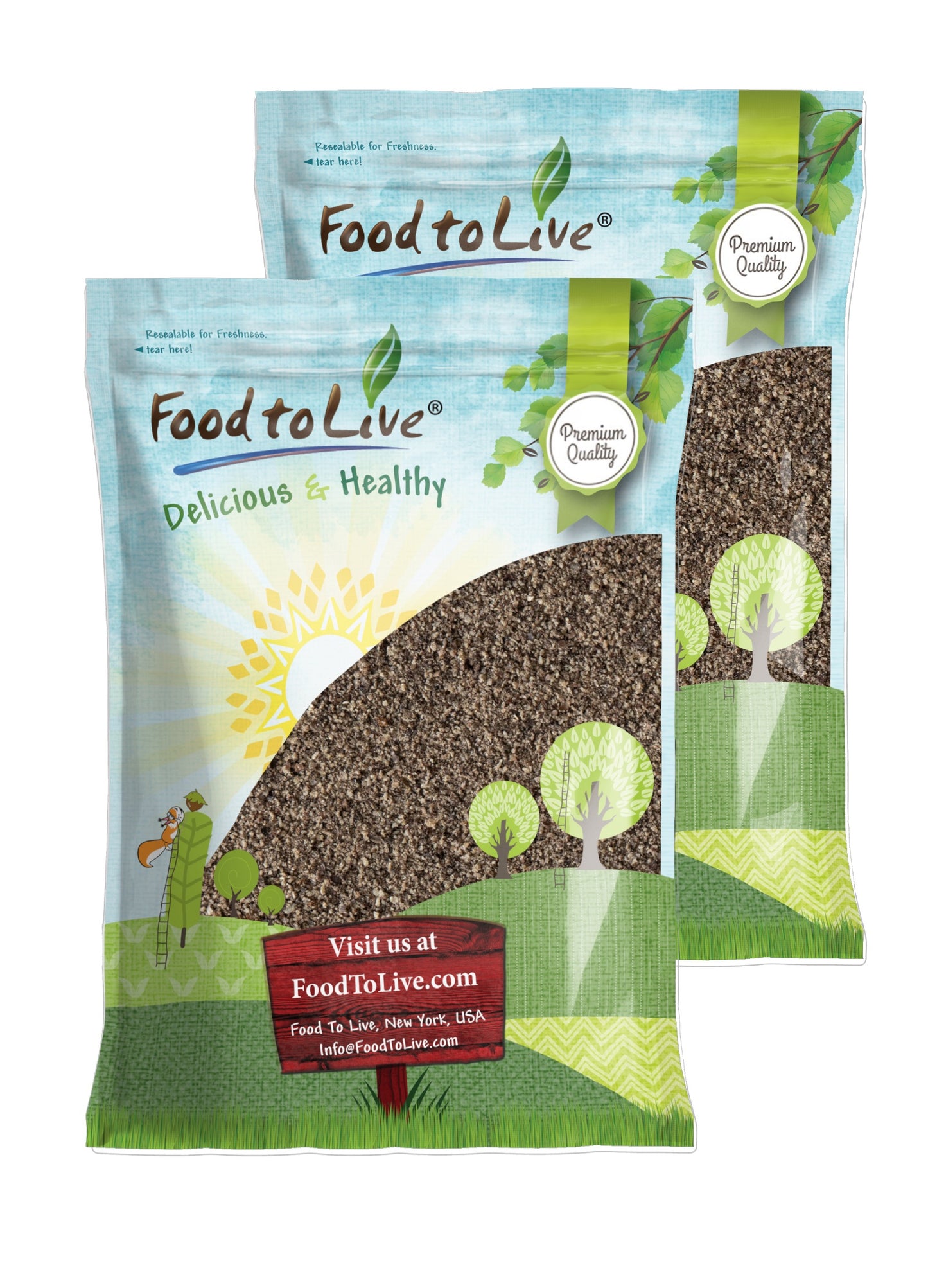Organic Ground Black Pepper - by Food to Live