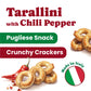 Tarallini with Chili Pepper, 0.5 lb - No Sugar Added. Yeast-Free. Vegan - by Food To Live