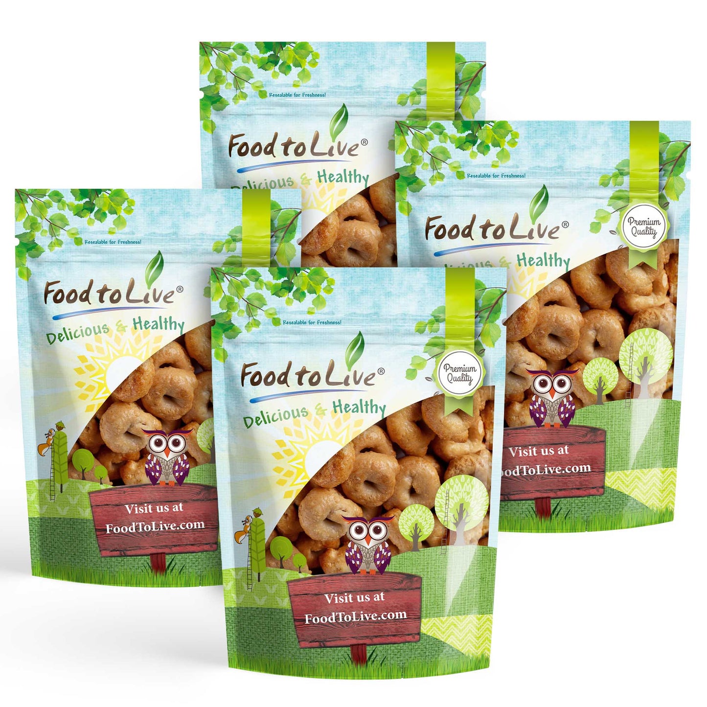 Tarallini with Chili Pepper, 0.5 lb - No Sugar Added. Yeast-Free. Vegan - by Food To Live