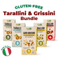 For Alle Gluten-Free Tarallini and Mini Grissini Bundle, Set of 5 –  Oven-Baked. Vegan. Cholesterol-Free