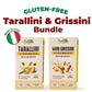 For Alle Gluten-Free Tarallini and Mini Grissini Bundle, Set of 2 –  Oven-Baked. Vegan. Cholesterol-Free.