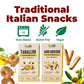 For Alle Gluten-Free Tarallini and Mini Grissini Bundle, Set of 2 –  Oven-Baked. Vegan. Cholesterol-Free.