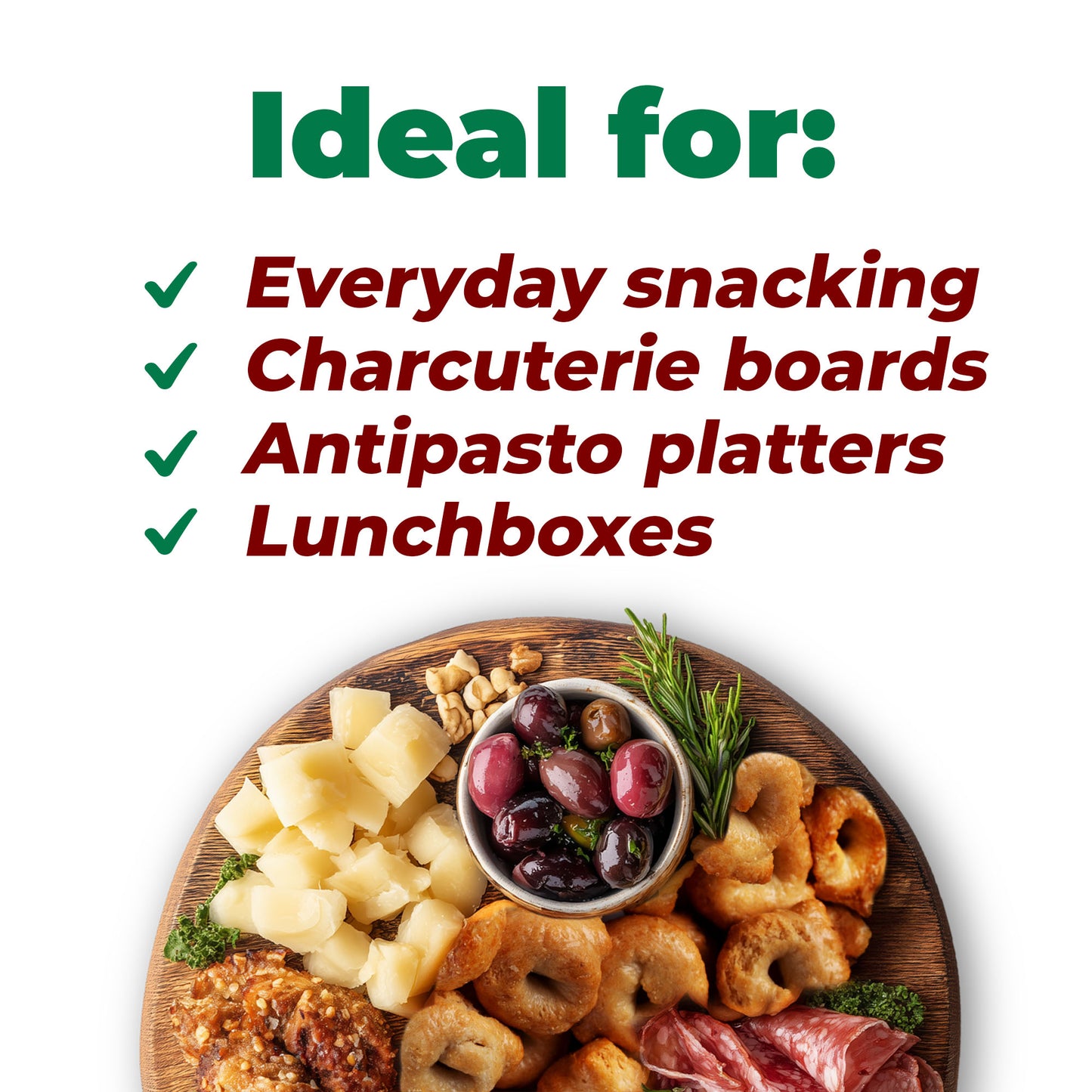 For Alle Gluten-Free Tarallini Bundle, Set of 4 – Oven-Baked. Vegan. Cholesterol-Free.