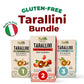 For Alle Gluten-Free Tarallini Bundle, Set of 3 – Traditional Italian Pugliese Snack with Fennel, Rosemary, Tomato and Oregano.