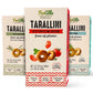 For Alle Gluten-Free Tarallini Bundle, Set of 3 – Traditional Italian Pugliese Snack with Fennel, Rosemary, Tomato and Oregano.