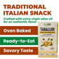 For Alle Gluten-Free Tarallini with Extra Virgin Olive Oil, 6x1.05 oz (6.34 oz) – Oven-Baked. Vegan. Cholesterol-Free
