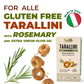 For Alle Gluten Free Tarallini with Tomato and Oregano, 6x1.05 oz (6.34 oz) – Oven-Baked. Vegan. Cholesterol-Free