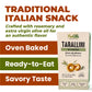 For Alle Gluten Free Tarallini with Tomato and Oregano, 6x1.05 oz (6.34 oz) – Oven-Baked. Vegan. Cholesterol-Free