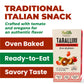 For Alle Gluten Free Tarallini with Tomato and Oregano, 6x1.05 oz (6.34 oz) – Traditional Italian Pugliese Snack. Oven-Baked. Vegan. Cholesterol-Free.