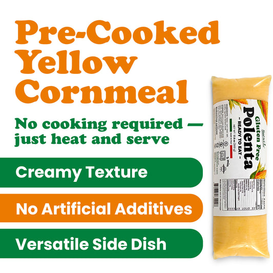 Gluten Free Polenta Ready To Eat - 500gr - by Food to Live