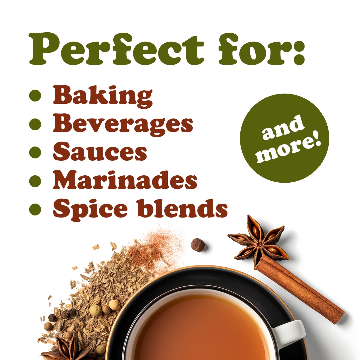 Ground Anise – Kosher, Vegan, Bulk  – by Food to Live