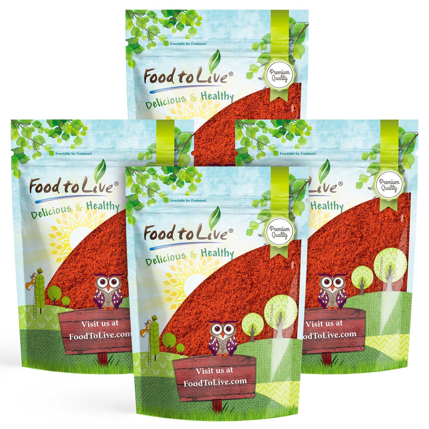 Ground Cayenne Pepper – 60,000 SHU Hot Red Chile Spice. Vegan, Kosher - by Food To Live