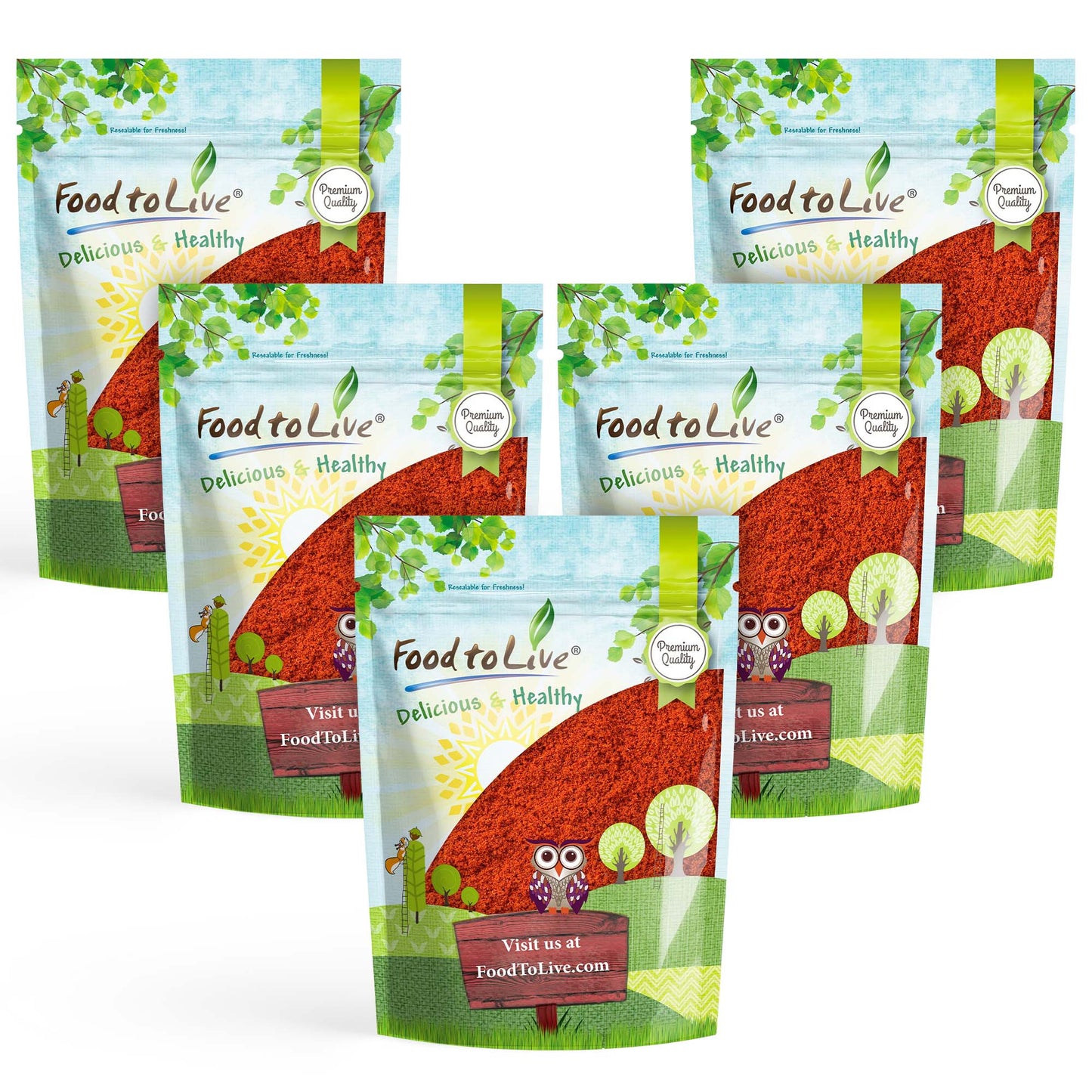 Ground Cayenne Pepper – 60,000 SHU Hot Red Chile Spice. Vegan, Kosher - by Food To Live