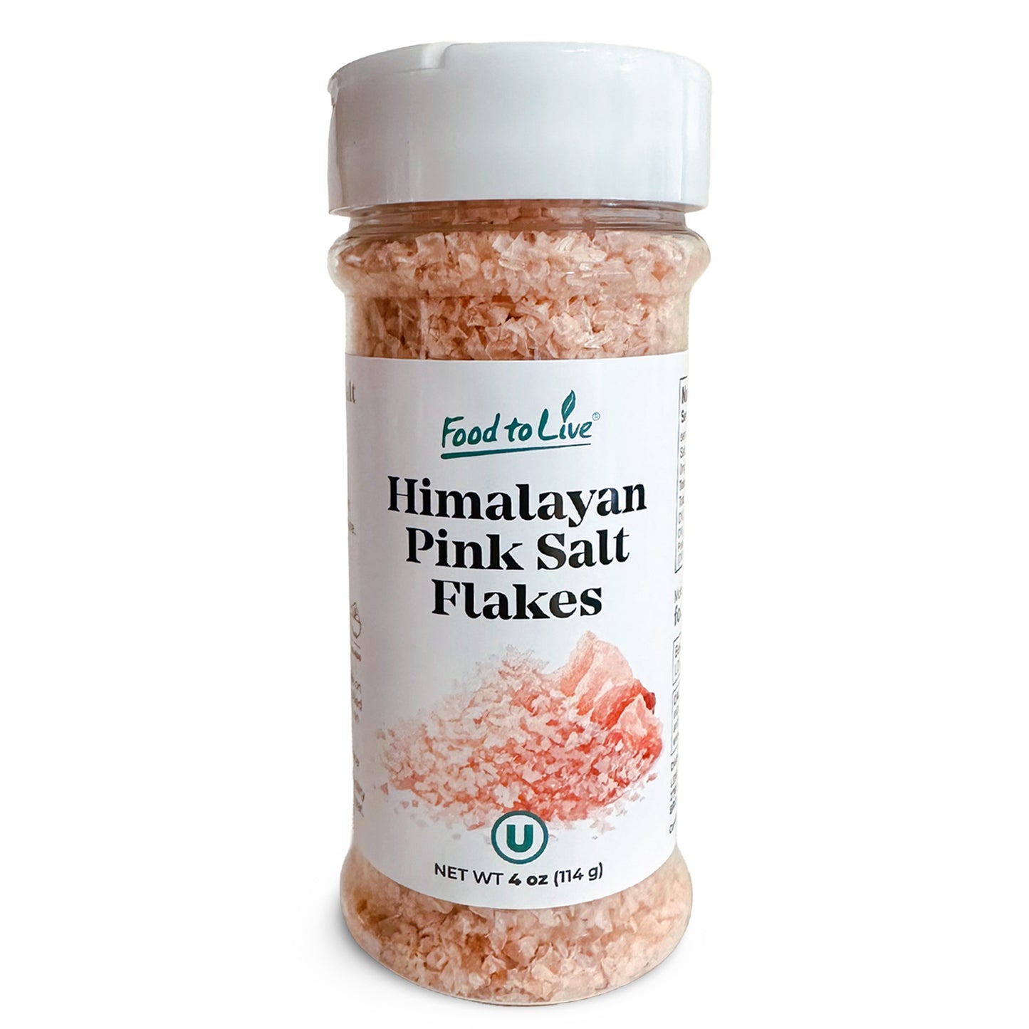 Himalayan Pink Salt Flakes, 4 oz – by Food to Live